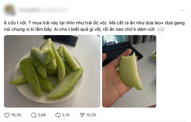 1 dân mạng cầu cứu khi mua ổi nhưng bổ ra lại thành dưa gang, gần 4 nghìn người bày cách xử lý khó đỡ- Ảnh 1.