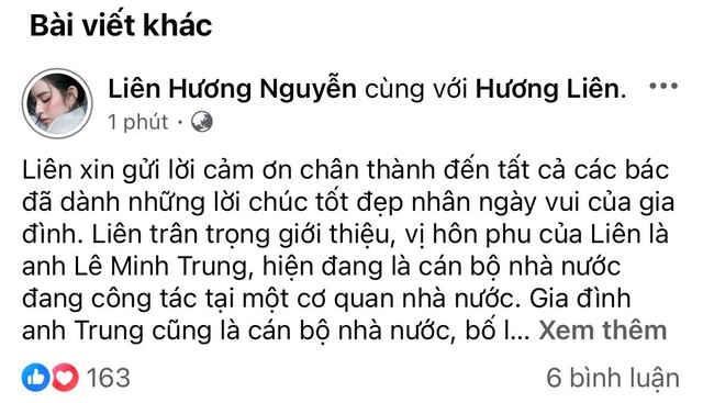 Bão táp của Hương Liên và nhãn dán "dâu hào môn"- Ảnh 4.