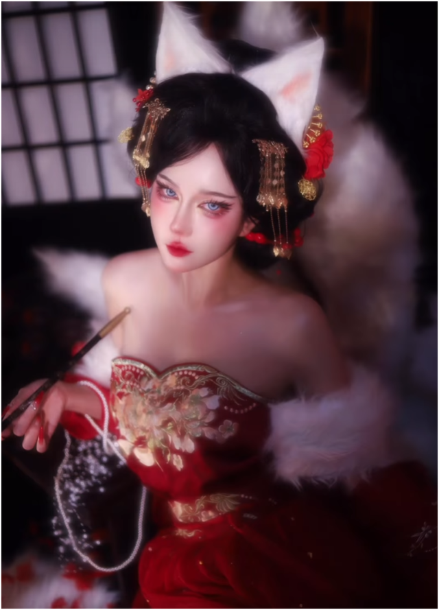 Hóa cáo phiên bản "promax", màn cosplay Ahri đỉnh cao, nhan sắc "khuynh đảo" ai cũng phải trầm trồ khen ngợi- Ảnh 6.