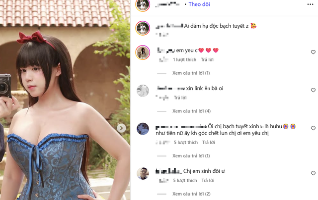 Cosplay Bạch Tuyết, hot girl Instagram gây "sốt" với vẻ đẹp lấn át bản gốc- Ảnh 1.