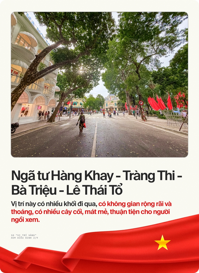 10 "vị trí vàng" để xem diễu binh, diễu hành ngày Quốc khánh 2/9: Nhiều người truyền tai nhau "săn" chỗ từ sớm- Ảnh 3.