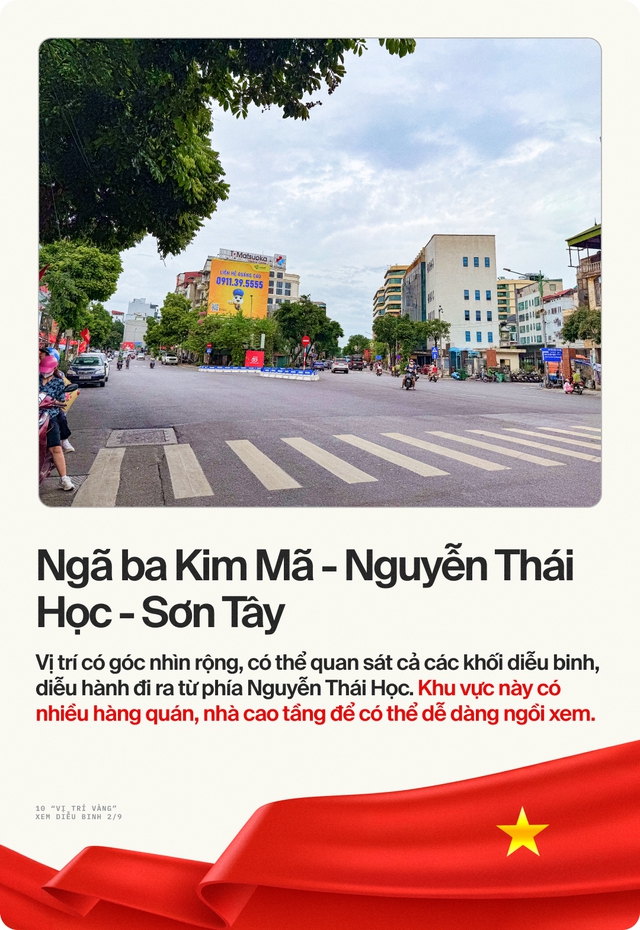 10 "vị trí vàng" để xem diễu binh, diễu hành ngày Quốc khánh 2/9: Nhiều người truyền tai nhau "săn" chỗ từ sớm- Ảnh 7.