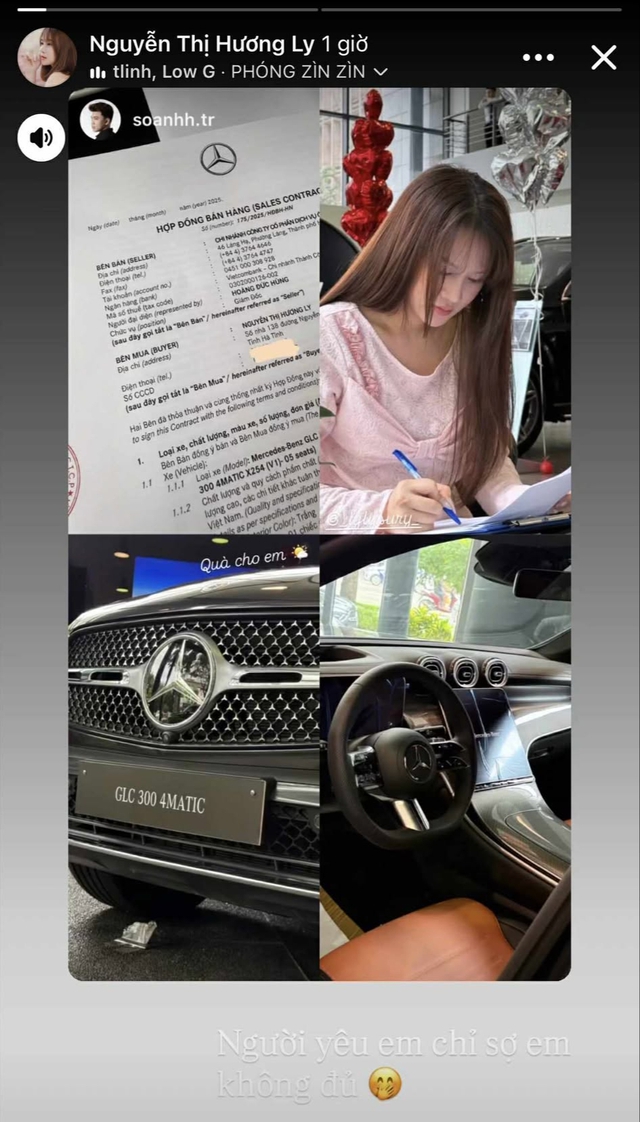 Lyly Sury "flex" được bạn trai tặng xế hộp tiền tỷ, thẳng thắn đáp trả bình luận kém duyên- Ảnh 4.