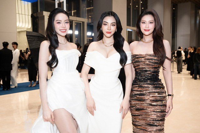Hoa hậu Thiên Ân - Thanh Thủy đọ sắc "căng đét" với dàn sao hot hit hàng đầu Thái Lan- Ảnh 5.