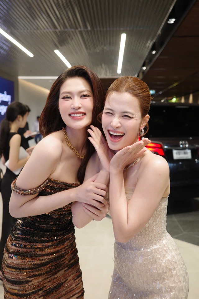 Hoa hậu Thiên Ân - Thanh Thủy đọ sắc "căng đét" với dàn sao hot hit hàng đầu Thái Lan- Ảnh 2.
