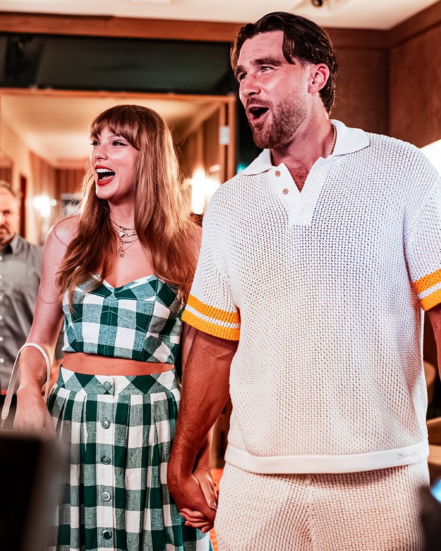 Ảnh: Toàn bộ dòng thời gian hẹn hò lãng mạn của Taylor Swift và Travis Kelce trước màn đính hôn bùng nổ cõi mạng- Ảnh 35.
