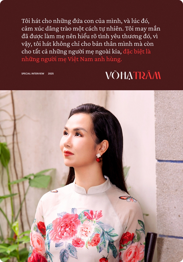 Võ Hạ Trâm: Tôi hát không chỉ cho bản thân mình mà còn cho tất cả người mẹ, những người mẹ Việt Nam anh hùng- Ảnh 3.