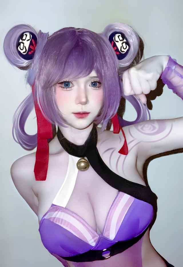Ngất ngây với phiên bản Qi đời thực của nữ coser đình đám- Ảnh 2.