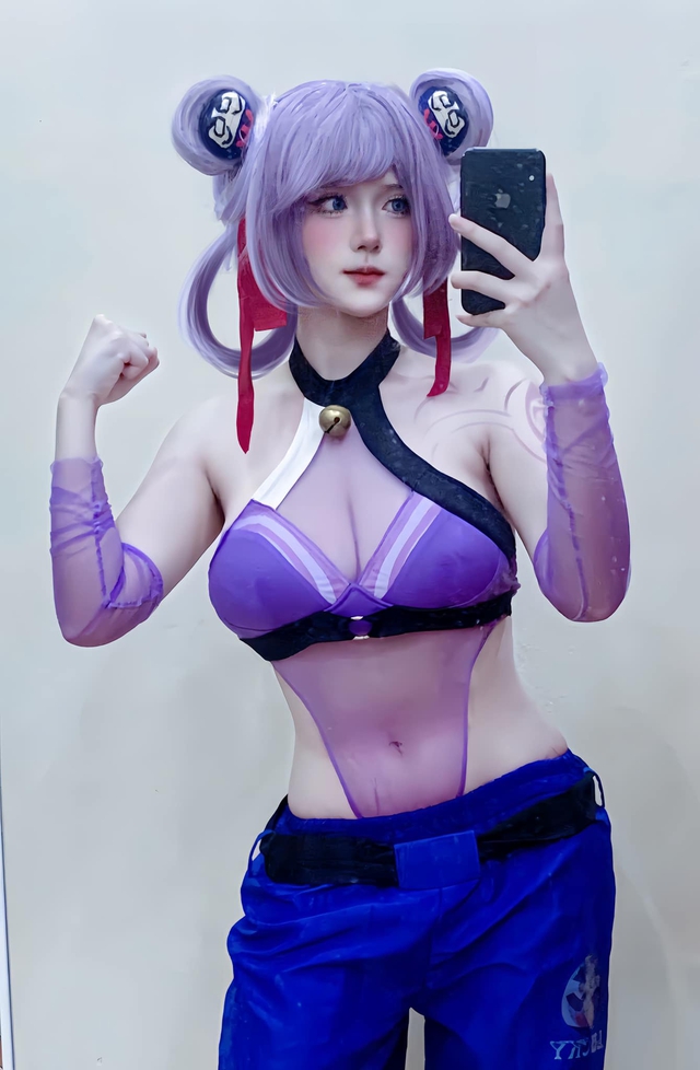 Ngất ngây với phiên bản Qi đời thực của nữ coser đình đám- Ảnh 3.
