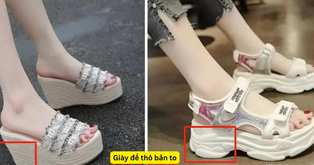 3 kiểu giày dép sến rện, càng diện càng già, kém sành điệu- Ảnh 1.