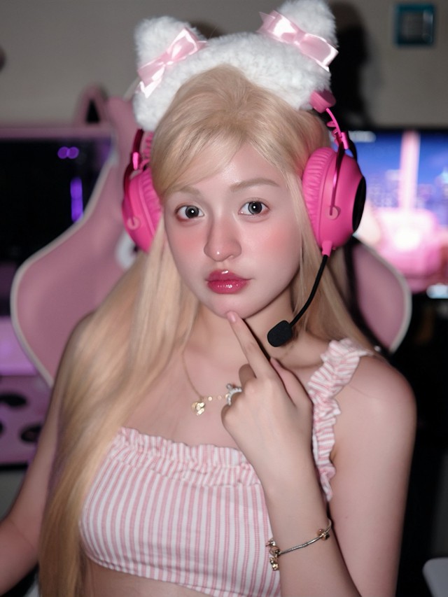 "Hot girl trứng rán" nhập trend búp bê, visual ngọt ngào, xinh lung linh- Ảnh 2.