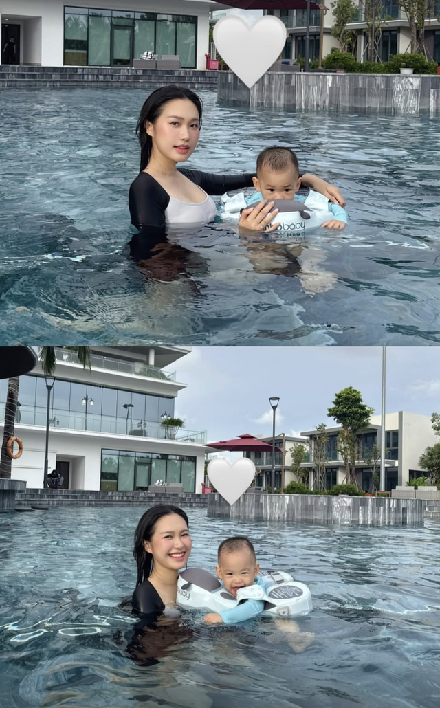 Vợ Đoàn Văn Hậu tung ảnh bikini nóng bỏng, khoe vóc dáng "đồng hồ cát" sau 1 năm "giấu nhẹm" vì sinh con- Ảnh 5.
