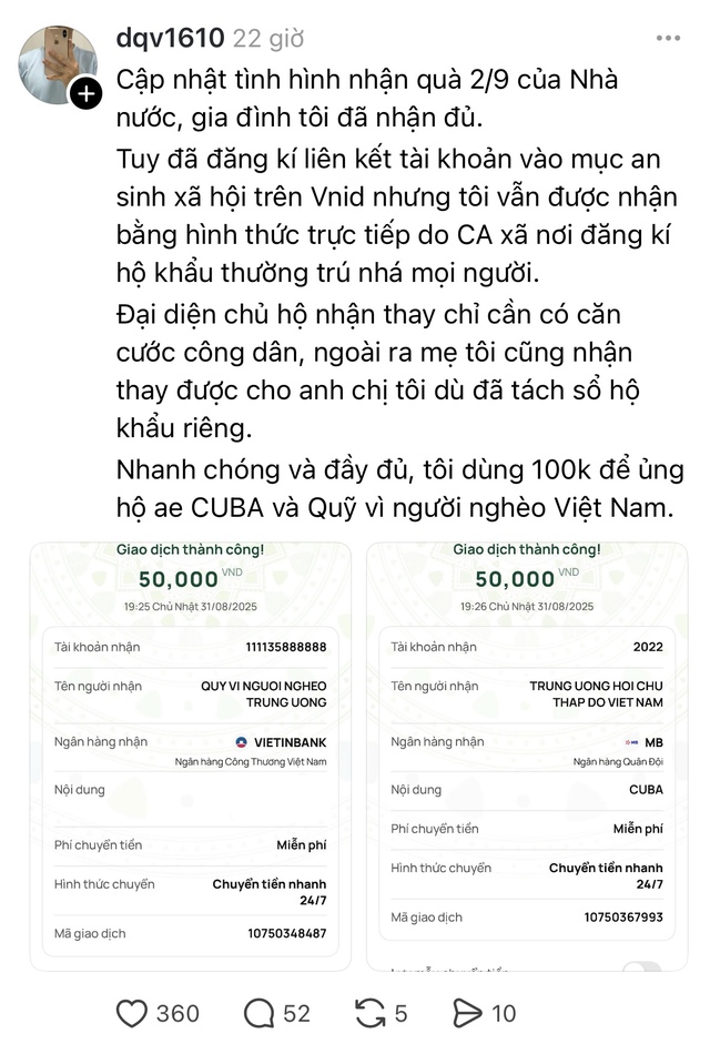 Quá dễ thương cách tiêu 100K quà Tết Độc lập nhận từ Nhà nước- Ảnh 5.