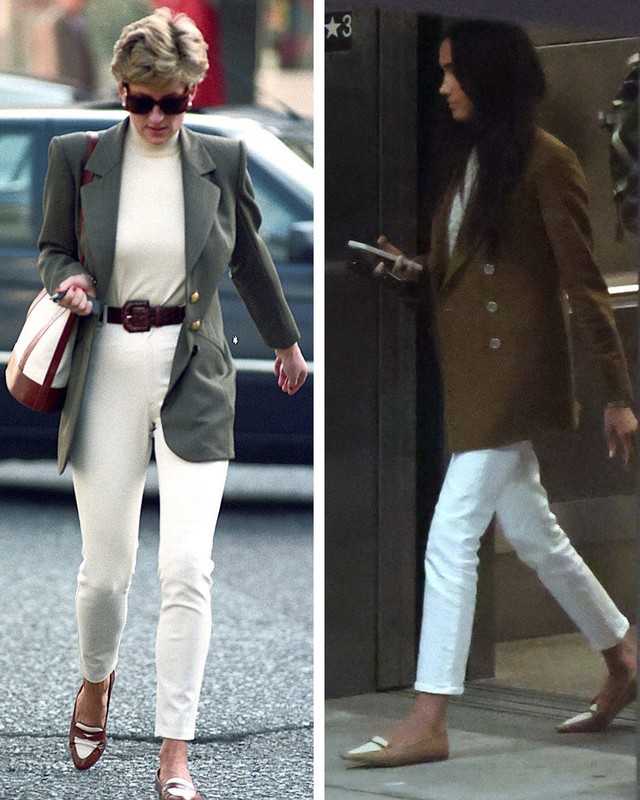 Meghan Markle diện lại set đồ huyền thoại của Công nương Diana, gợi ý chuẩn cho phụ nữ trung niên muốn thu hút tài lộc- Ảnh 1.