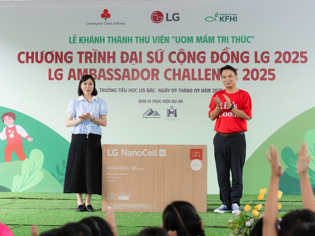 LG triển khai chuỗi hoạt động góp phần cải thiện điều kiện học tập cho thế hệ tương lai- Ảnh 1. LG triển khai chuỗi hoạt động góp phần cải thiện điều kiện học tập cho thế hệ tương lai- Ảnh 1.