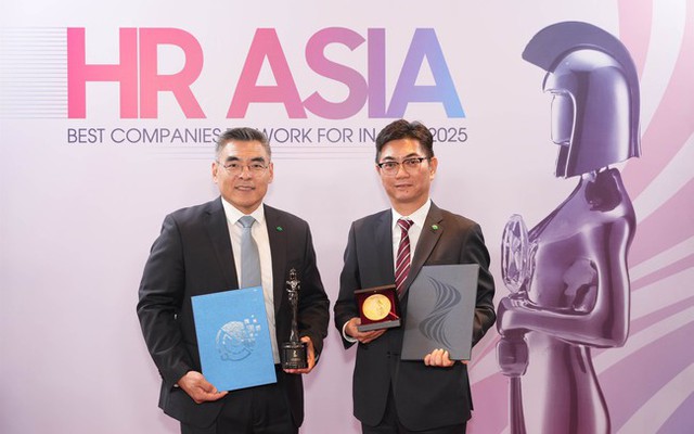 Ngân hàng Cathay United Bank nhận “cú đúp” giải thưởng tại HR Asia Awards 2025- Ảnh 1.