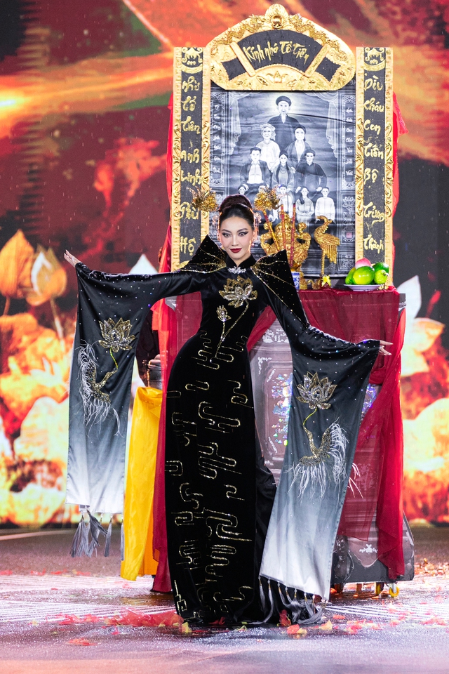 Miss Grand Vietnam gây tranh cãi vì mang bàn thờ gia tiên lên sân khấu, Tiểu Vy cũng dính "sóng gió" vì lý do này?- Ảnh 1.