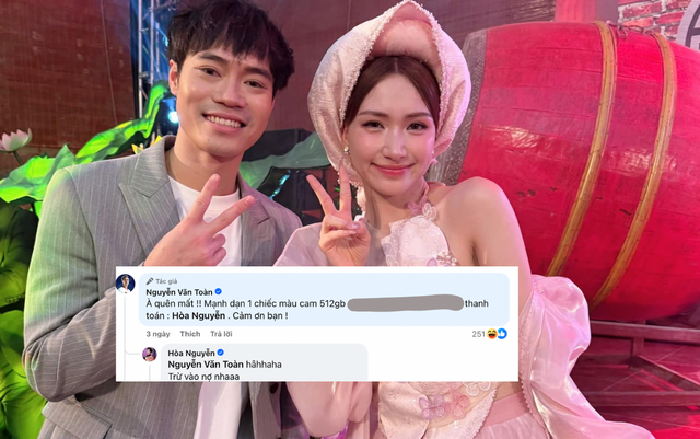 Văn Toàn mua IPhone 17 sao người thanh toán lại là Hoà Minzy?- Ảnh 1.