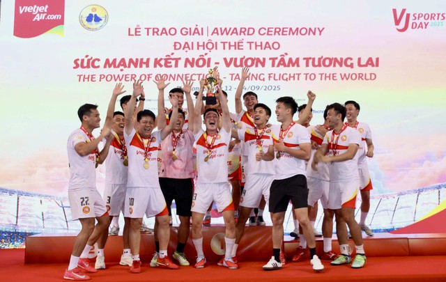 Vietjet Sports Day 2025: Sôi động, kịch tính và đầy cảm hứng- Ảnh 1.