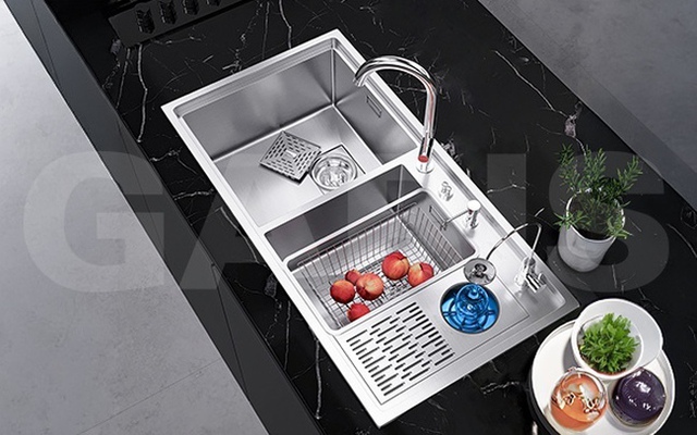 Chậu rửa bát 1 hố hay 2 hố – đâu là sự lựa chọn hợp lý cho căn bếp của bạn?- Ảnh 1.