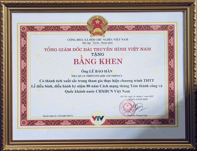 Steadihan Lê Bảo Hân được VTV trao bằng khen sau A80: Nói đúng 5 chữ quá oách- Ảnh 2.