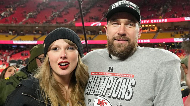 Bạn bè tiết lộ lý do rùng rợn khiến Taylor Swift phải trốn sau màn chống đạn khi ra SVĐ cổ vũ chồng sắp cưới- Ảnh 1.