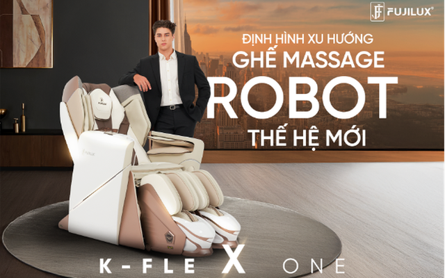 Ghế massage K-FLEX ONE của FujiLux – Định hình xu hướng robot massage thế hệ mới- Ảnh 1.