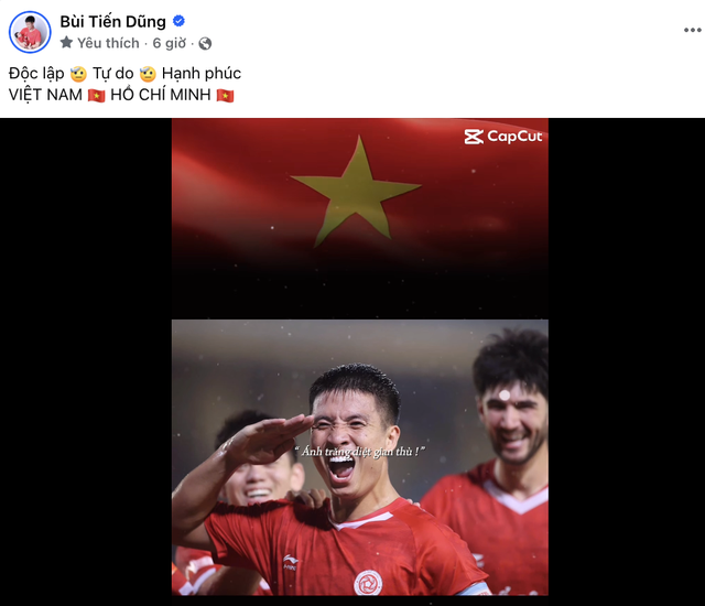 Ảnh yêu nước của dàn sao bóng đá gây sốt: Nhà Văn Hậu-Hải My đẹp đỉnh, Văn Thanh "cực ngọt" bên bạn gái hotgirl- Ảnh 18.