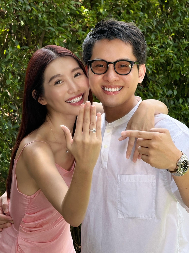 Á hậu Việt được bạn trai doanh nhân cầu hôn, trước khi gật đầu còn hỏi 1 câu khó lường- Ảnh 3.