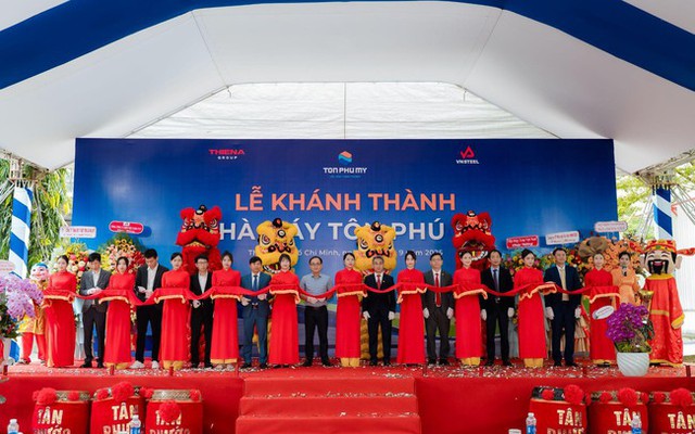 Khánh thành nhà máy Tôn Phú Mỹ – Hợp tác giữa VNSTEEL và Thiên Á Group- Ảnh 1.