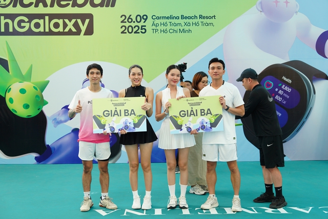 Fancy Pickleball #withGalaxy thành công rực rỡ, lộ diện những nhà vô địch sau loạt trận "nghẹt thở"- Ảnh 4.