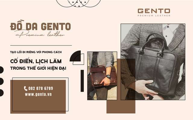 Đồ da Gento tạo lối đi riêng với phong cách cổ điển lịch lãm trong thế giới hiện đại- Ảnh 1.