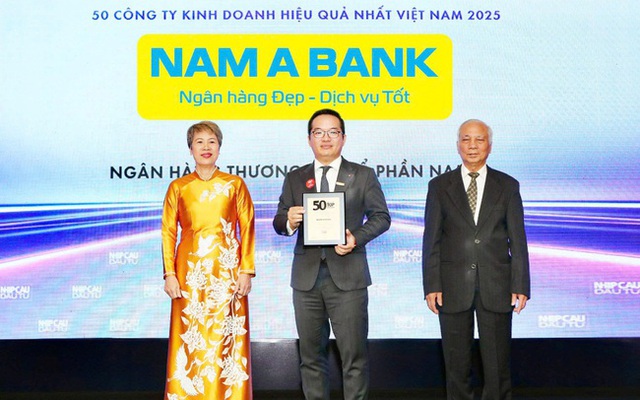 Nam A Bank – Tiếp tục vào Top 50 Công ty kinh doanh hiệu quả nhất Việt Nam- Ảnh 1.