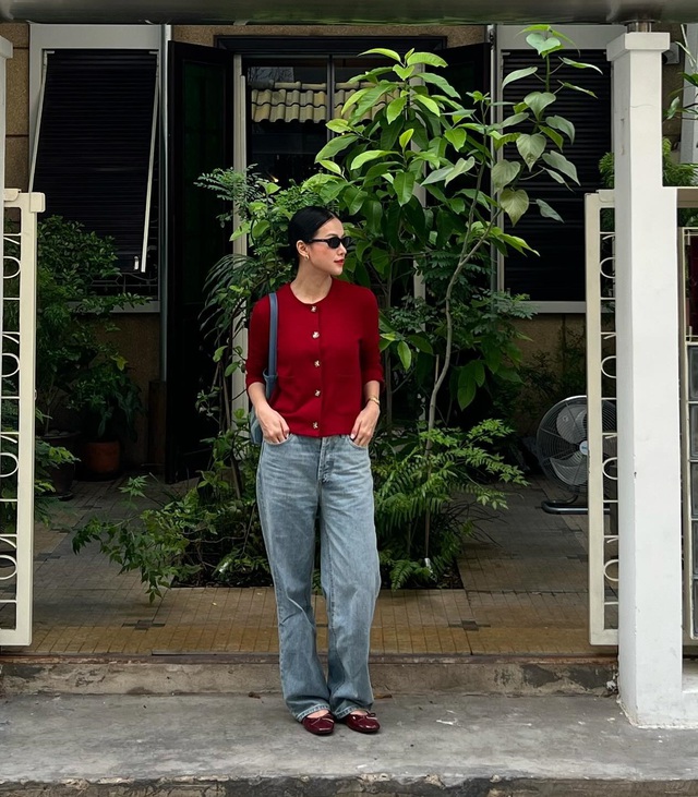 10 set quần jeans mùa thu sành điệu xuất sắc từ các mỹ nhân Việt- Ảnh 1.