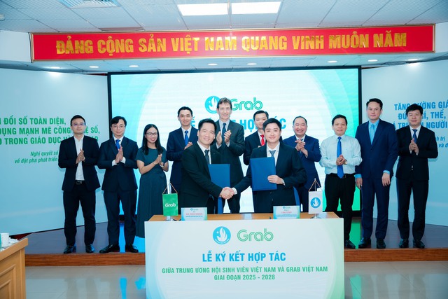 Trung ương Hội Sinh viên Việt Nam và Grab Việt Nam hợp tác nâng cao kỹ năng chuyển đổi số cho thanh niên- Ảnh 3.
