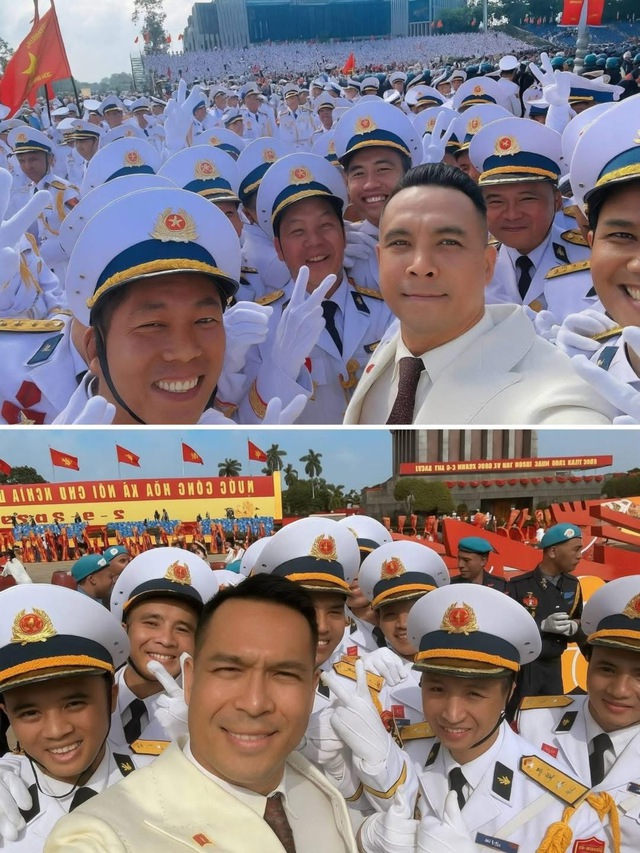 Phục dựng loạt ảnh "chụp bằng máy giặt" của Trương Thế Vinh tại diễu hành A80, hình xấu đúng là tại tác giả!- Ảnh 2. Phục dựng loạt ảnh "chụp bằng máy giặt" của Trương Thế Vinh tại diễu hành A80, hình xấu đúng là tại tác giả!- Ảnh 2.