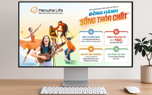 Hanwha Life ra mắt sản phẩm bảo hiểm liên kết đơn vị “Đồng Hành Sống Thỏa Chất”- Ảnh 1.