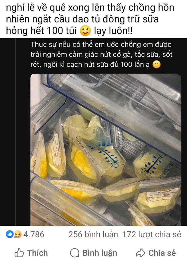 Bất lực nhìn 100 túi sữa hỏng vì chồng ngắt điện: Hành động VÔ Ý xuất phát từ sự VÔ TÂM- Ảnh 1. Bất lực nhìn 100 túi sữa hỏng vì chồng ngắt điện: Hành động VÔ Ý xuất phát từ sự VÔ TÂM- Ảnh 1.