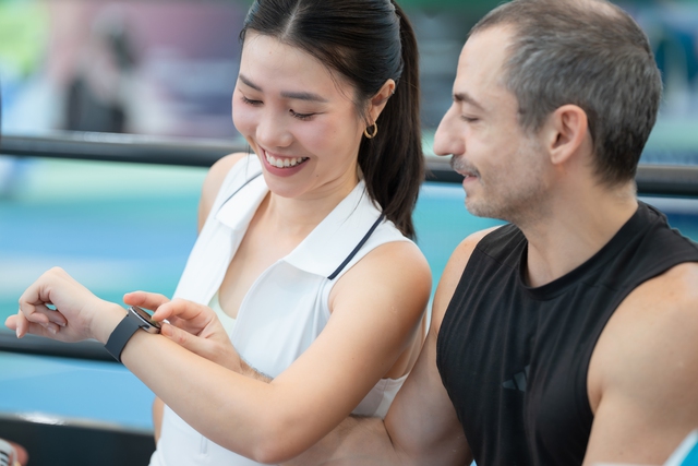 Gái xinh miền Tây Trân Phạm lăn xả, Emma Lê nhìn là “dính” luôn: Loạt khoảnh khắc đắt giá tại Fancy Pickleball #withGalaxy- Ảnh 3.
