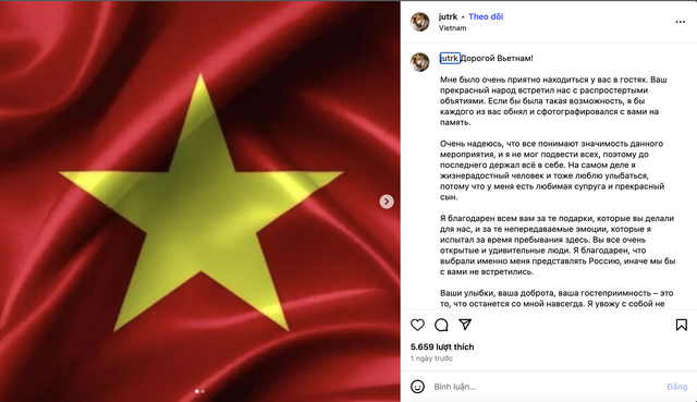Tâm thư xúc động của khối trưởng quân nhân Nga: "Tôi thật sự muốn được ôm từng người và chụp chung một bức ảnh"- Ảnh 1.
