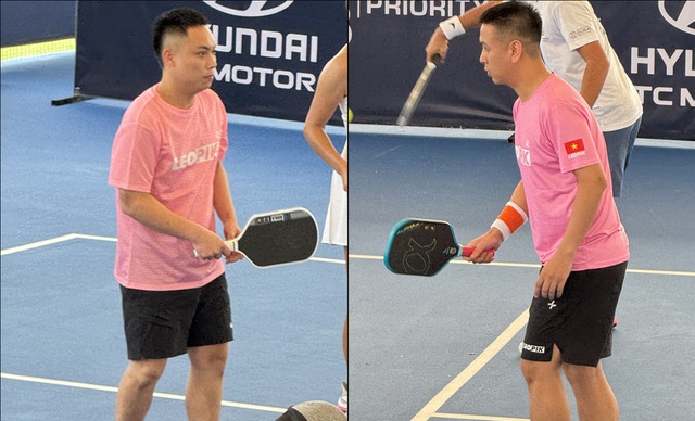 Fans Pickleball trầm trồ: Chưa bao giờ Đạt - Triệu "dịu dàng" trên lưới đến vậy!- Ảnh 1.