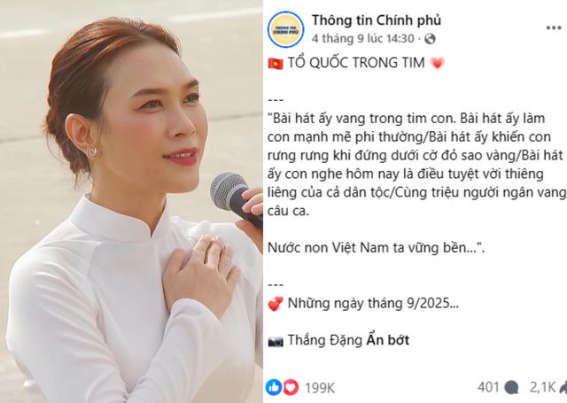 1 phút Đại lễ 2/9 cho Mỹ Tâm những con số gây choáng: Follower tăng đột biến, gây sốt trang Thông tin Chính phủ- Ảnh 3.