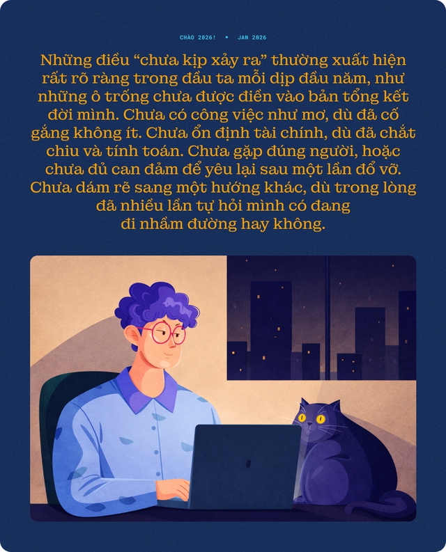 Chúc mừng năm mới, mong bạn bớt tự trách mình vì những thứ chưa kịp xảy ra- Ảnh 1.