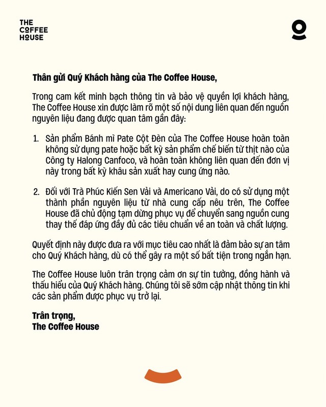 Giữa drama Đồ hộp Hạ Long, The Coffee House ngừng bán 2 món khiến thực khách phản ứng mạnh- Ảnh 1.