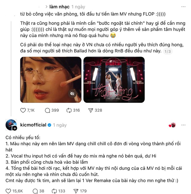 Threads city náo loạn vì hit-maker trăm triệu view chuyển nghề “tư vấn dạo”, bất ngờ khi nhắc về Sơn Tùng M-TP năm 2017- Ảnh 2.