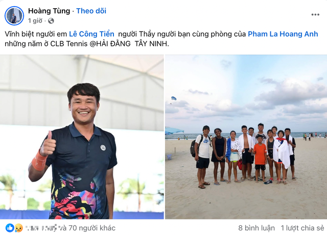 VĐV quần vợt - pickleball Lê Công Tiễn đột ngột qua đời, Lý Hoàng Nam cùng dàn sao thể thao bày tỏ tiếc thương- Ảnh 6.