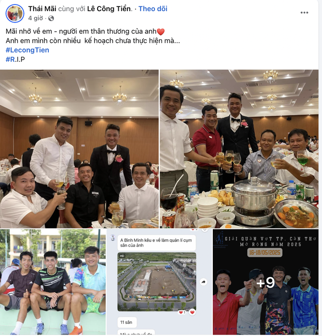 VĐV quần vợt - pickleball Lê Công Tiễn đột ngột qua đời, Lý Hoàng Nam cùng dàn sao thể thao bày tỏ tiếc thương- Ảnh 8.