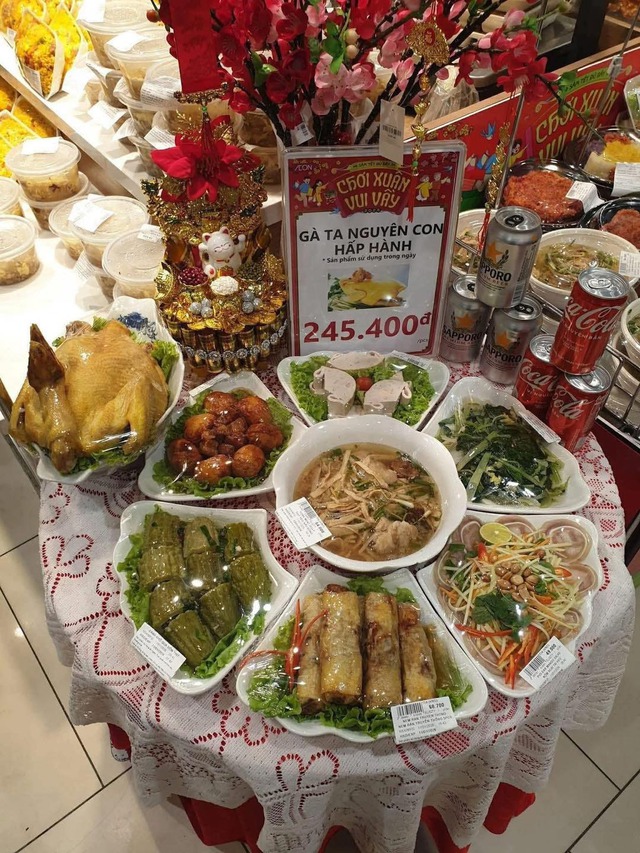 Sáng nhất Aeon Mall lúc này: Mâm cỗ Tết 500k hot điên đảo, cả cõi mạng khen “phát minh thế kỷ”- Ảnh 1.