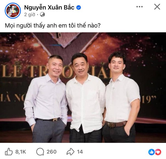 Cục trưởng Xuân Bắc đăng ảnh 