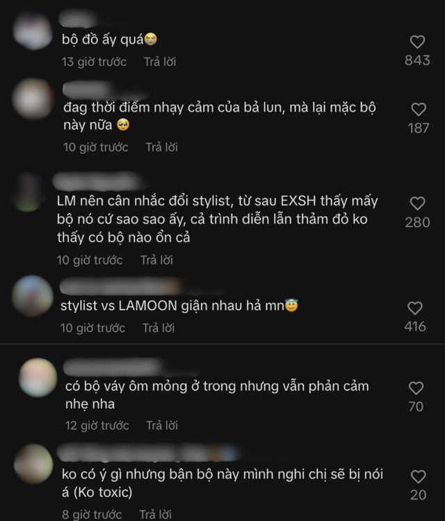 Chiếc váy "lộ liễu" đưa Lamoon vào thế khó- Ảnh 3. Chiếc váy "lộ liễu" đưa Lamoon vào thế khó- Ảnh 3.